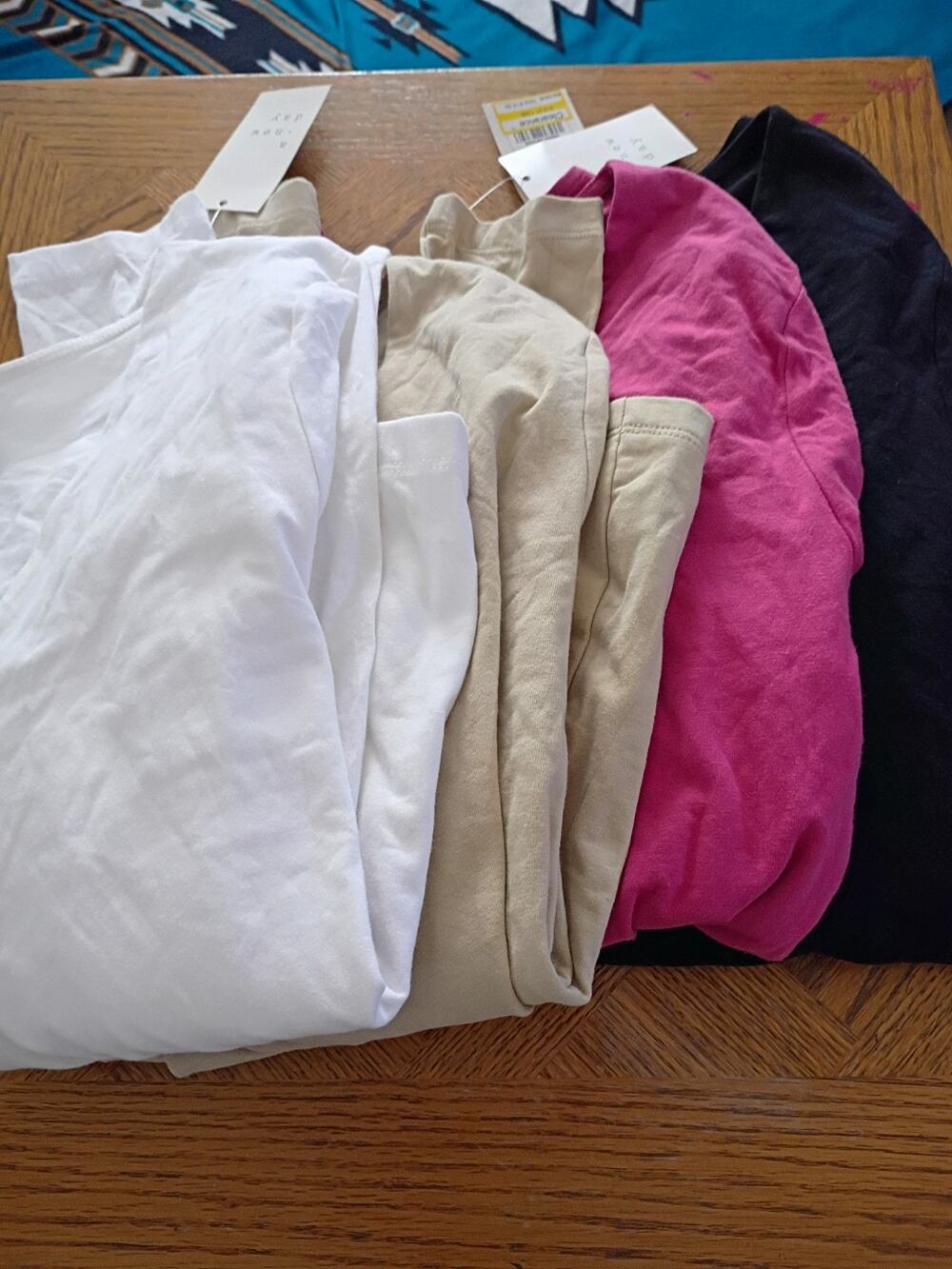A New Day Womens Bundle 4 Long Sleeve Tops Large NWT Vneck
